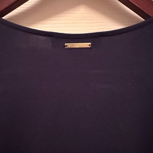Womens Michael Kors Navy Blue Lace-Up T-Shirt Dress - Size 2X - Picture 9 of 9